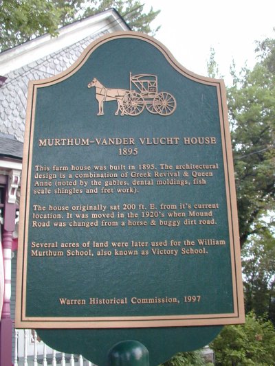 Murthum House Marker