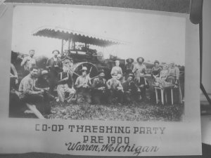 threshing party